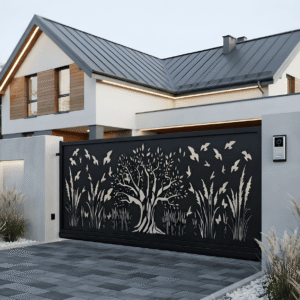 Panel do Bramy Metalowy – Wzór "3093" Drzewo Życia – Kolekcja Natura
