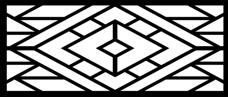Panel Ogrodzeniowy Ażurowy Metalowy Nowoczesny - Wzór "1019" - Cięcie Laserowe na Wymiar