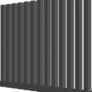 Ogrodzenie Palisadowe Pionowe – Kwadrat S-80 (80x80) – wys. 1,5m – Na Wymiar